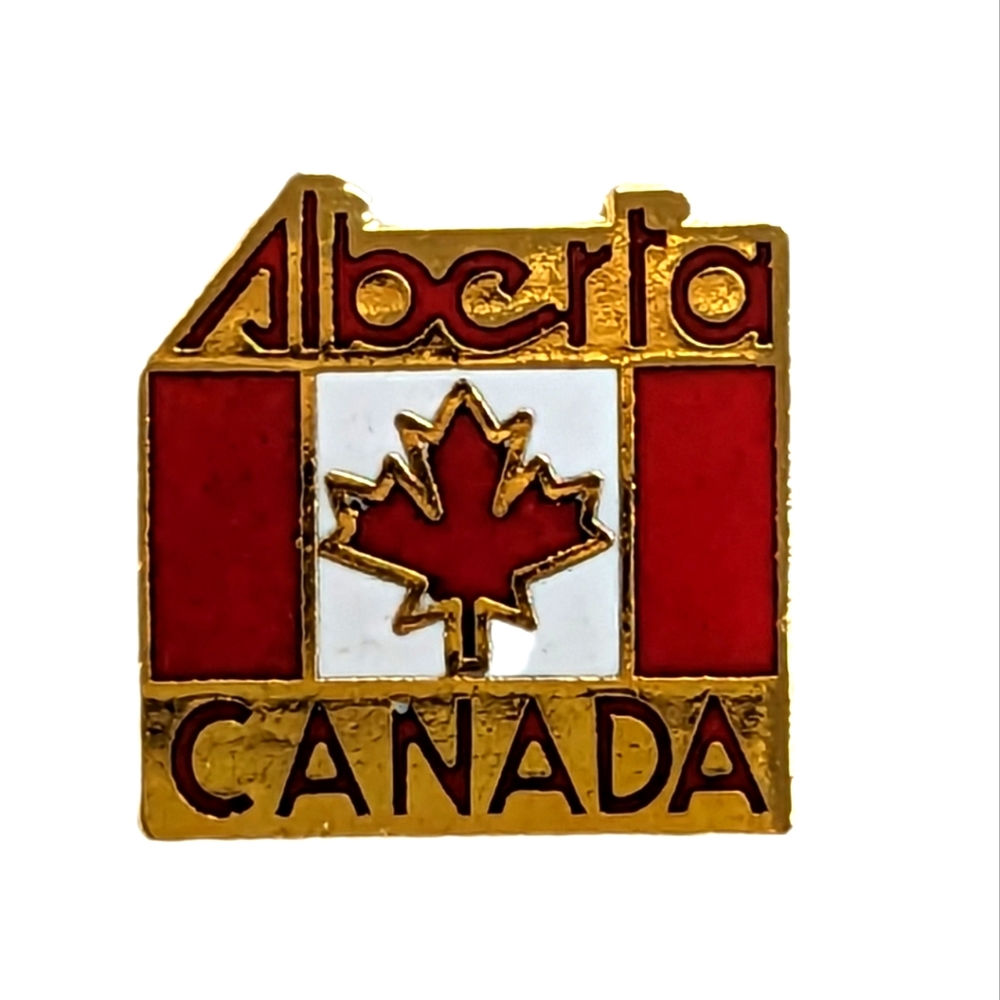 (3 for $20) Alberta Canada Enamel Lapel or Cap Pin